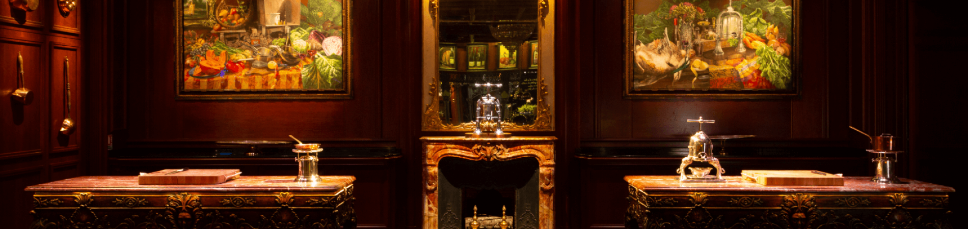 Tableaux Alain Bellanger dans le restaurant les grands buffets narbonne