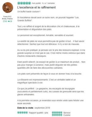 avis client les grands buffets narbonne
