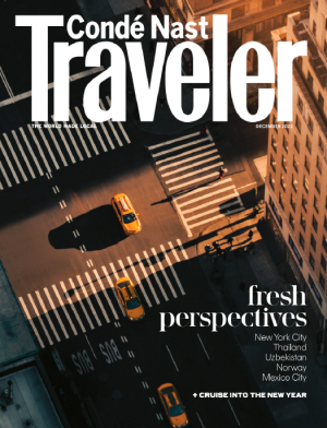 couverture du Conde Nast Traveler de décembre 2022 - Les Grands Buffets