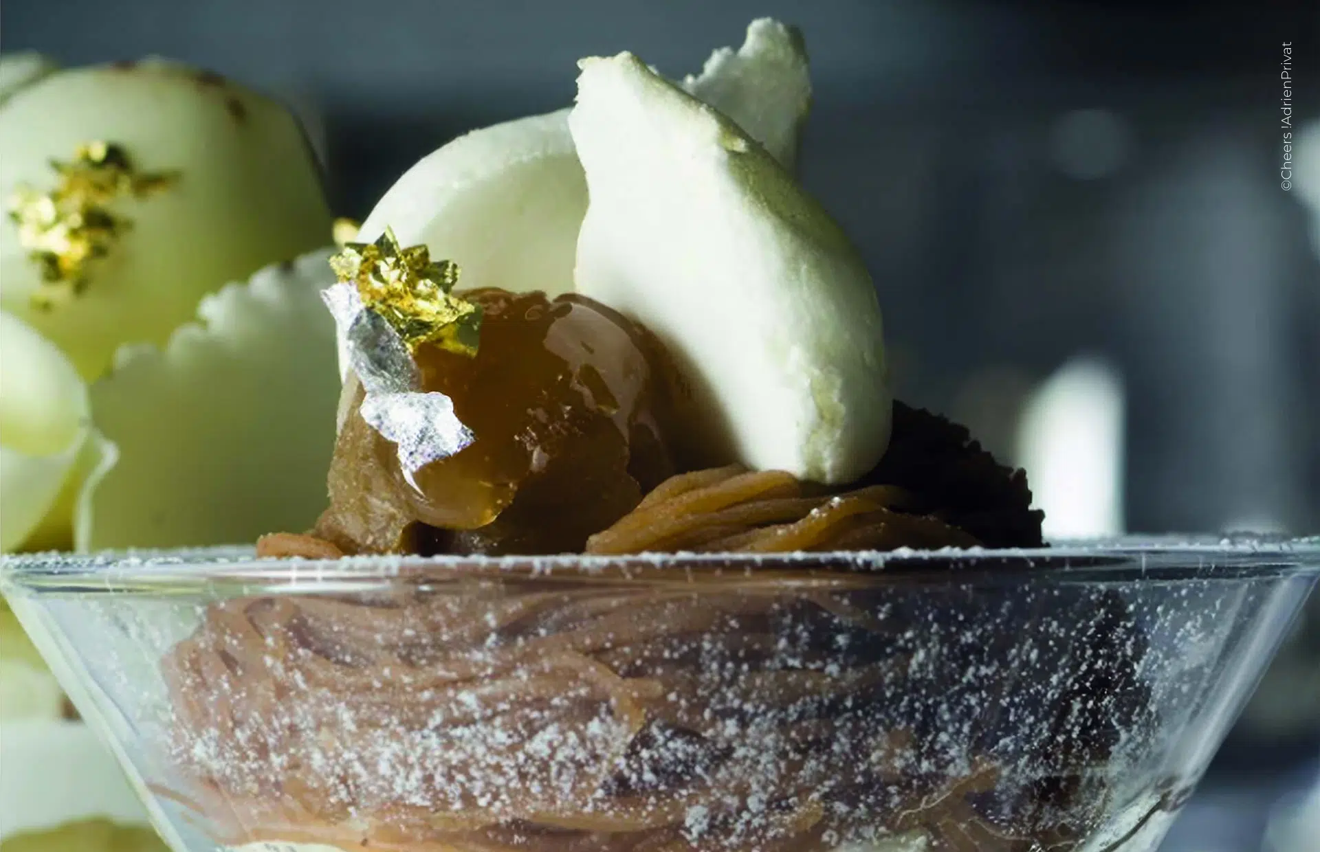 le buffet des desserts glacés du restaurant à volonté Les Grands Buffets Narbonne
